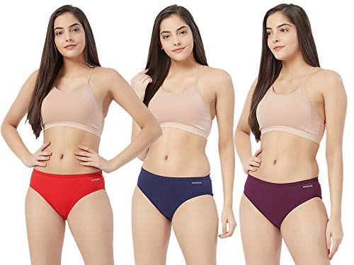 Image of Fruit of the Loom Women's Bikini(Colors and Prints May Vary) (Pack of 3)