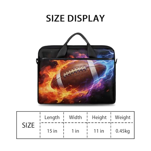 Bolso para portátil Art Flame Football 14-15 pulgadas miniatura 2