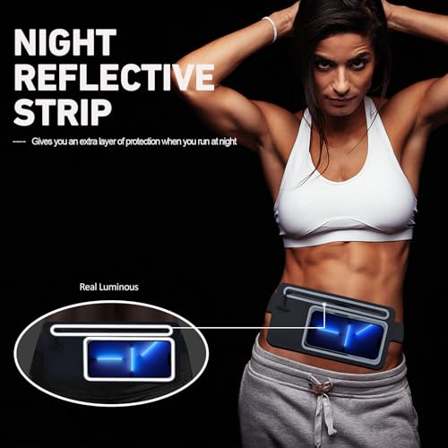 MOVOYEE Dry Bags Waterproof Fanny Pack Women for Swimming Kayaking Men Running Belt Bag Boating Beach Rafting Travel Camping Hiking Waist Pack Slim,Small Waist Bag Water Sports Phone Pouch Kids Black