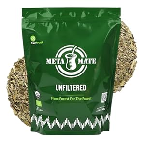 Meta Mate Unfiltered Bio Mate Tee – 500 g | Ideal für Einsteiger | Sanfter Bio Yerba Mate mit bestem Preis-Leistungs-Verhältnis | Limitierte Edition | Handgemacht in Brasilien