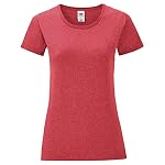 Fruit of the Loom – Fruit of the Loom Ladies Iconic T-Shirt Größe S - XXL, Farbe