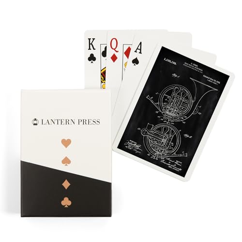 Baraja de poker Blackboard Patent con 52 cartas