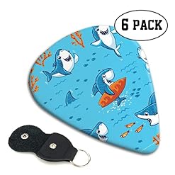 Undersea Whale Lot de 6 médiators pour guitare acoustique, guitare électrique, basse, ukulélé – fins, moyens et épais. - Les Beatles, Paul McCartney, John Lennon, RIngo Starr, George Harrison Undersea Whale Lot de 6 médiators pour guitare acoustique, guitare électrique, basse, ukulélé – fins, moyens et épais. – Image 2