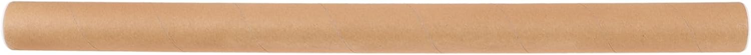 Kraft Paper Poster Tube for Artwork Storage and Transport with Lid