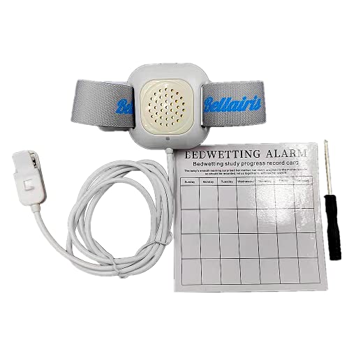 Bedwetting Alarm For Kids Boys Girls, Bellairis Bed Wetting Enuresis Alarm With Sound, Vibration And Light, Monitor For Bedwetters, Potty Training #TOP1