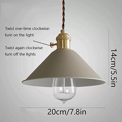 Suspension simple abat-jour E27 pour l'éclairage ciblé du bureau - 3