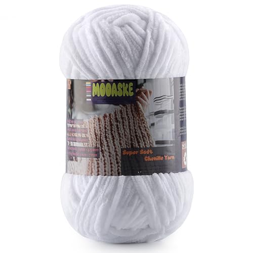 Baby Blanket Yarn for Crocheting - Soft Velvet Fluffy Chenille