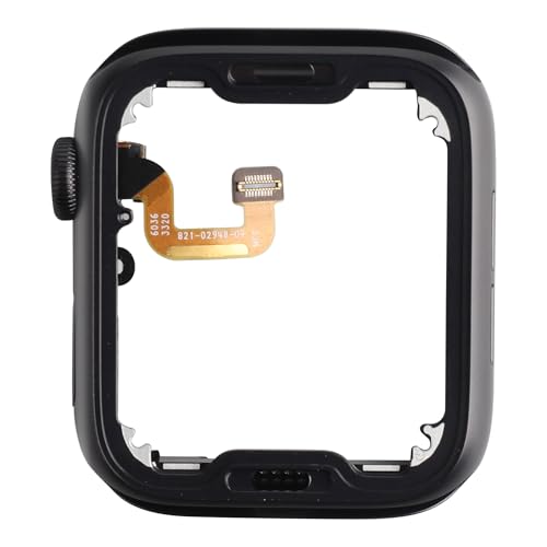 Boîtier de rechange S6 44 mm noir avec kit de réparation complet