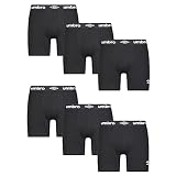 Umbro Mens Boxer Briefs Breathable Cotton Underwear for Men - 6 Pack - Cotton Stretch Mens Underwear
