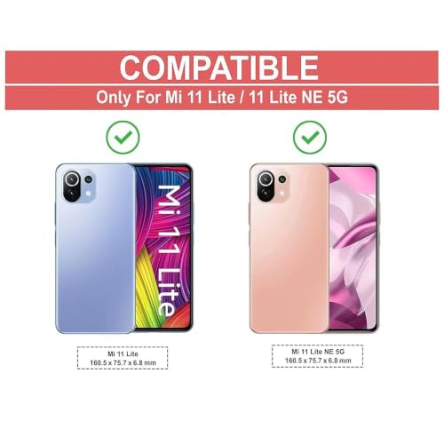 Image of Bintage Back Cover Compatible for Mi 11 Lite NE /Mi 11 Lite 5G | Cute Fun Ball | 3D Taddy Smiley Coffee | Milk Case | Full Body Protection - Black
