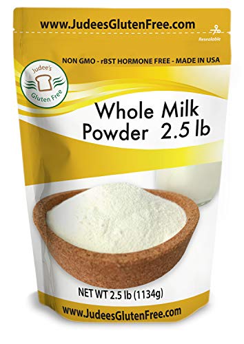 Judee's Whole Milk Powder (40 oz-2.5 lb): Non-GMO, Hormone Free USA Produced