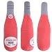 Zimoer Hundespielzeug Quietschend Plüsch, Quietschspielzeug Hund, Gefüllte Sektflasche 22 cm, Quietschendes Spielzeug für Welpen, Kleine und Mittlere Hunde, Haustiere