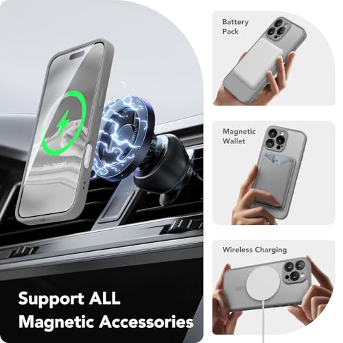 Coque iPhone 16 Pro Max antichoc compatible MagSafe coque mate