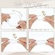VIDSTW 100 Stück Duschvorhang Ringe Innendurchmesser 40 Mm Duschvorhang Haken Eröffnungsdesign Duschvorhangringe Glatt und Gratfrei Shower Curtain Rings für die Meisten Vorhänge (Weiß)