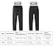 CurcKua Heated Trousers Heated Pants Mens Heated Pants 10 Heating Zones Heated Pants, 3 Heating Levels Winter Trousers, Unisex Fleece Lined Thermal Trousers L