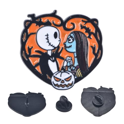 Cartoon Horror Movie Character Pins for Hats Backpacks Bags Clothes Accessories Women Girls Cartoon Enamel Brooch Pins2