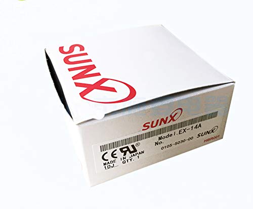 SUNX EX-14A Ultra-Slim Front Sensing Convergent Photoelectric Sensor - 2 to 25mm Sensing Range - Light-On - NPN