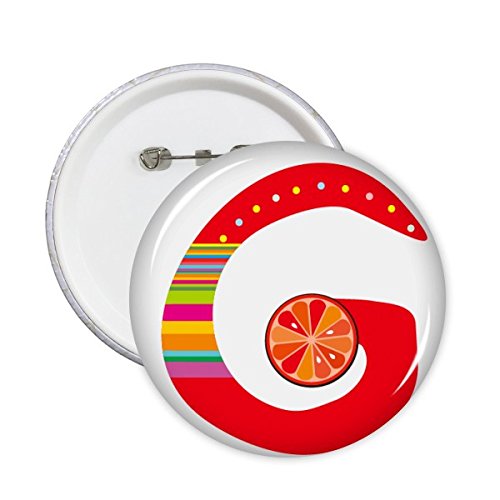 Badge alphabet G orange pour customiser vos vêtements facilement