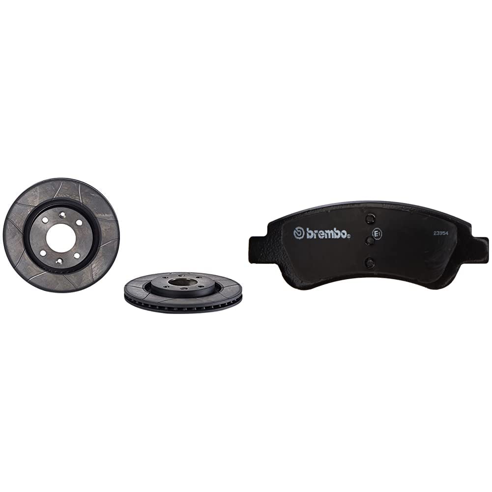 Brembo Max 09.8695.75 Disco Freno Baffato (Set Di 2) Anteriore & P 61 066 Pastiglia Freno Anteriore