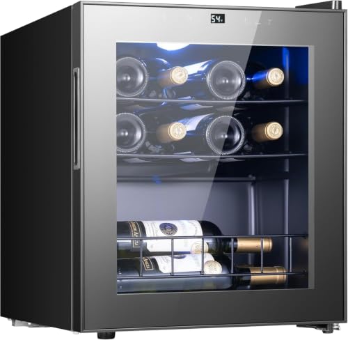 Image of Yeego 12 Bottle Wine Fridge, 38-65F Wine Cooler Refrigerator