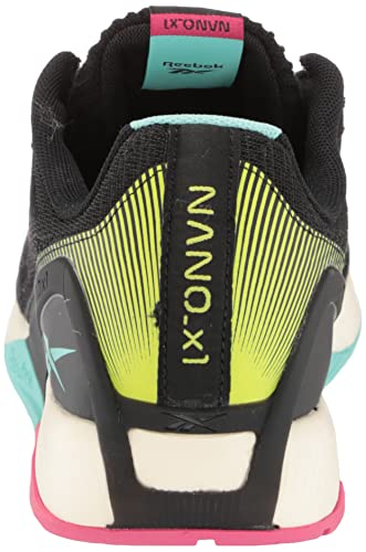 Reebok Men's Nano X1 Cross Trainer, Vegan Collection/Black/Pink/Blue, 11.5 #TOP2