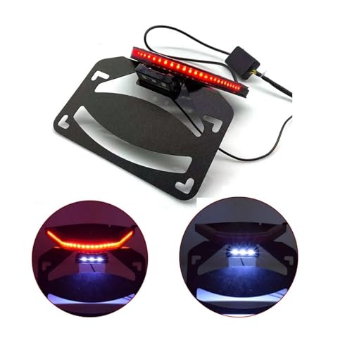 Feu LED intégré sur support de plaque d'immatriculation pour S 1000 RR