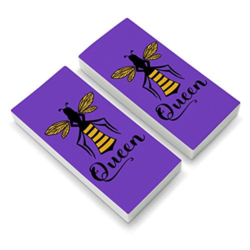 Queen Bee Eraser Set of 2