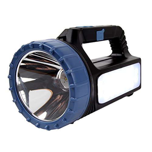 E-Shidai 8000 Lumen Portable Solar Flashlight - Stepless Dimming Rechargeable Flashlight, 2400Mah Large Capacity Flashlight, Outdoor Searchlight, Suitable For Hiking, Camping, Hunting #TOP9