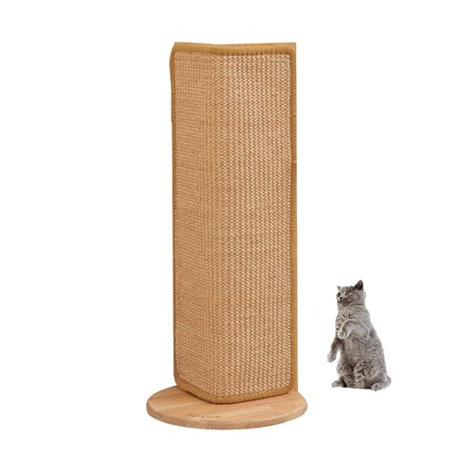 YPDOPORA Cat Scratching Card, Scratching Post, Sisal Scratching Mat, Scratching Post Furniture, Strong and Adsorbable Overlock, for Wall and Corner, Cat Scratcher for Indoor Cats,A