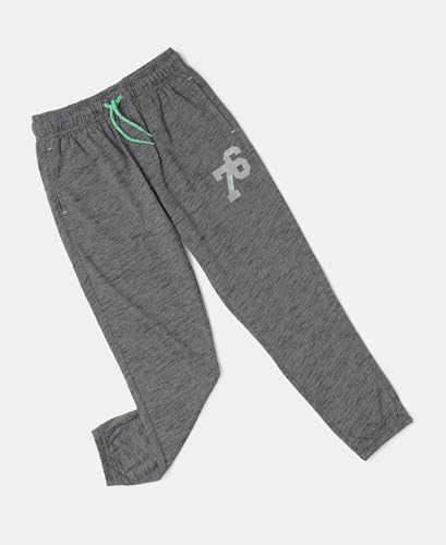 Image of Jockey AB10 Boys Super Combed Cotton Rich Graphic Printed Joggers with Elasticated Hem