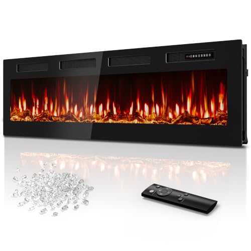 Tehanld 72-Inch Ultra-Thin Fireplace