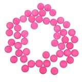 ELAYARD 50 Stück Matte 40mm Tischtennisbälle aus Nahtlosem Kunststoff Langlebige Farbige Spiel und...