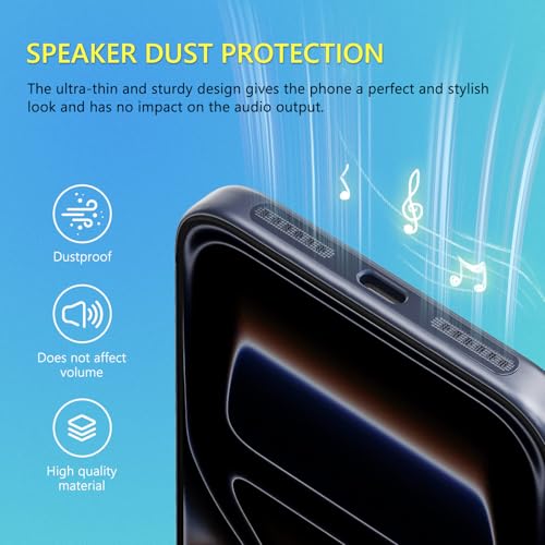 Coque anti-poussière iPhone 17 Pro Max bleu avec cache USB C protège votre port