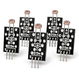 KY-018 LDR Lichtsensor Modul 3Pin Fotowiderstand für Arduino ESP32 5 Stück