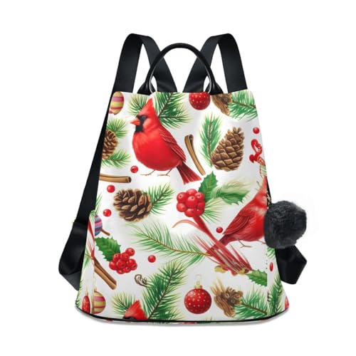 Sac à dos imprimé Noël femme grande capacité au design moderne