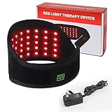 BOLASEN Infrared & Red Light Therapy Device for Body Neck Pain Relief, 660nm & 850nm LED Deep Therapy Light Belt with Auto Off Function, 35PCS LEDs Wearable Wrap for Home/Office Use