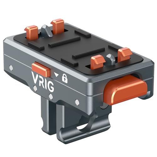 VRIG �u���b�N�t���v �N�C�b�N�����[�X�}�E���g Insta360 X5 �}�E���g �A���~������ �܂肽���� 1/4�l�W�� ���C �O�r�A�_�v�^�[ Insta360 Ace Pro/Ace Pro2/X5/X4 Air �N�C�b�N�����[�X �A�N�Z�T���[ AC