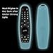 CHUNGHOP Protective Silicone Remote Case for AN-MR19BA AN-MR18BA AN-MR600 AN-MR650 AN-MR20GA LG Magic Remote Case Remote Cover for LG 3D Smart TV Magic Remote Cover (Glow in Dark Blue)