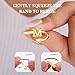 Turandoss Initial Ring R for Girls, Dainty 14K Gold Plated Adjustable Letter R Ring, Cute Heart Cuff Rings for Kids Teen Girls, Personalized Jewelry Gifts for 6-16 Year Old Daughter Birthday