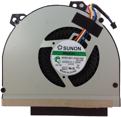 New CPU Cooling Fan for Dell Latitude E6530 CPU Cooling Fan P/N MF60120V1-C440-G9A 02MK5J