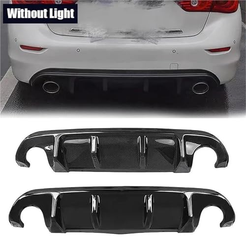 Spoiler de modification Infiniti Q50 aileron de toit finition noire mate premium - 5