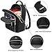 MATEIN Backpack Purse for Women, 15.6 inch Cute Stylish Waterproof Backpack Purse with USB Port, Fashion Waterproof Casual Daily Shoulder Bag for College Work Travel, Gifts for Ladies, 2pcs Set, Black