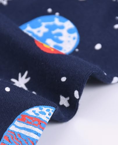 Benaive Boys Summer Pajamas 4 Pieces Kids Pajama Shorts Toddler Boy Pjs Cotton Sleepwear Size 10 - image 6