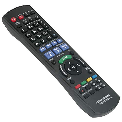 N2QAYB000618 VINABTY Replace Infrared Remote Control Fit for Panasonic DMR-HW100 DMR-HW100EBK HDD Recorder