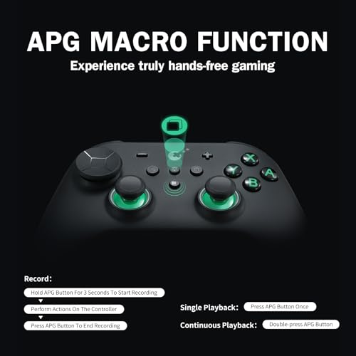 Image of GuliKit TT PRO Bluetooth Controller For Switch 2 /PC /Android /iOS - Ultra Fast Wireless Gamepad with Tension Adjustable TMR Joysticks,Micro /Hall Triggers,4 Rear Paddles,Switch 1 /2 Wake-Up,Multi-functional Adapter