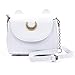 LUI SUI Bolso Hombro Mujer Cuero de PU, Bolso de Bandolera de Sailor Moon Cosplay Mujer Pequeño Blanco
