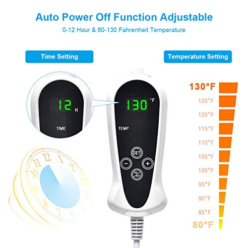 Aileepet Pet Heating Pad Dog Heating Pad Dog Cat Warming Pad Electric Heated Pad For Dogs And Cats Heating Pad Dogs Heated Mat For Dogs Indoor Warming Mat With Auto Power Off (32×20Inch)… #TOP2