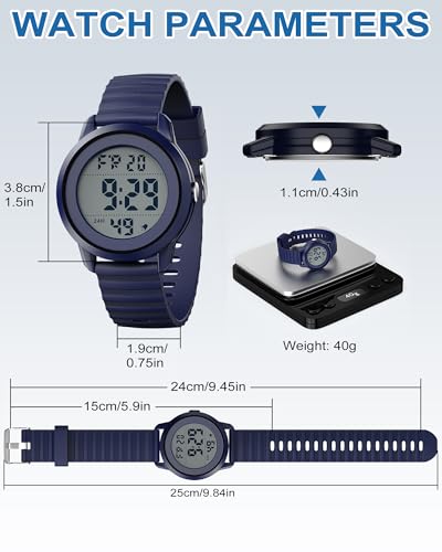 Image of Juboos Mens Digital Watch 1.5'' Dial Sports Waterproof