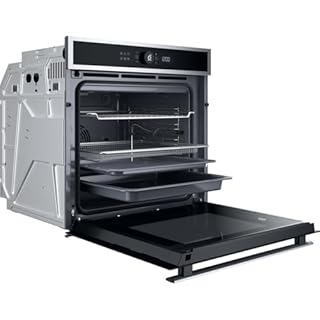 Whirlpool WOI4IS8PPM0SXA Forno Inox 17 funzioni, Pizza310° Cook4 Steam+ AirFry classe A+ 73Lt, Pirolisi+Idrolisi