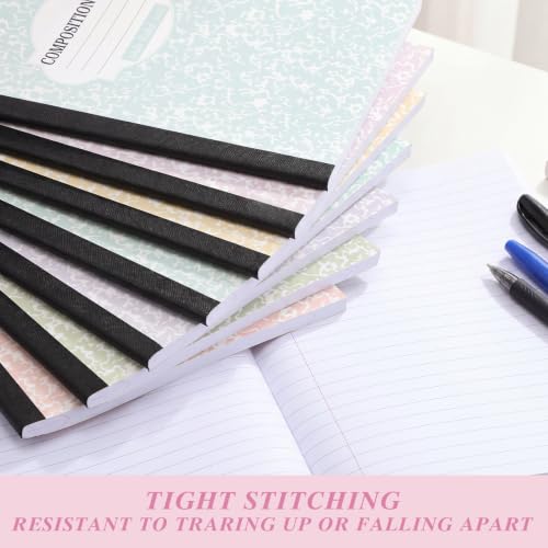 Colarr 8 Pack Composition Notebook Wide Ruled Marble, Subtle Colors by Colarr - Used condition - Image 5